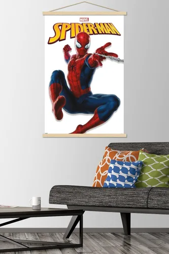 Miniatura 2 de Trends International Marvel Comics - Póster de pared con marco magnético de Spider-Man