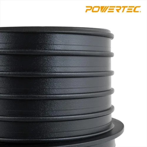 Miniatura 5 de POWERTEC 70284 Acoplador de conexión rápida de 4" con extremo roscado izquierdo a manguera flexible de 4" diámetro