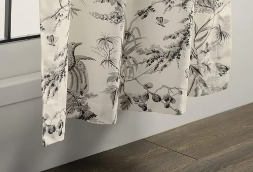 Miniatura 9 de Maison d' Hermine Cortinas para Sala de Estar 100% Algodón 84 Pulgadas de Largo Un Panel Cortinas de Filtrado de Luz Toile para Ventanas de 37