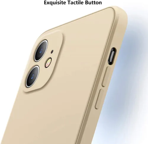 Miniatura 8 de Funda de silicona líquida compatible con iPhone 12 Mini de 5.4 pulgadas, antiarañazos y huellas dactilares, forro de microfibra a prueba de golpes