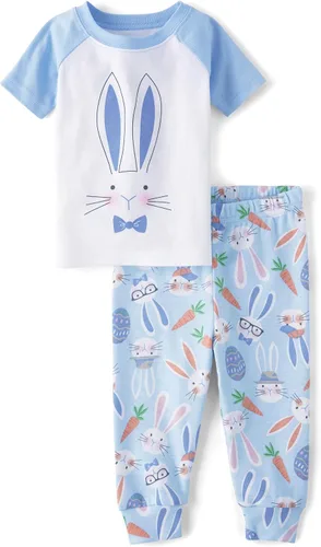 Miniatura 35 de The Children's Place - Pijamas de algodón a juego para la familia, temática de Pascua