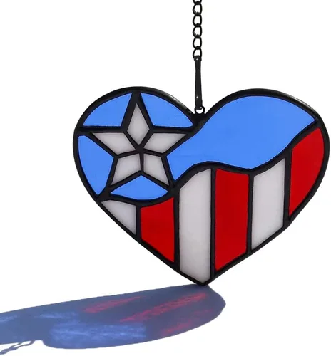 Miniatura 10 de Atrapasoles con forma de corazón para colgar ventanas, regalo de cumpleaños en forma de corazón para abuela, tía, hermana, padres, para mujeres