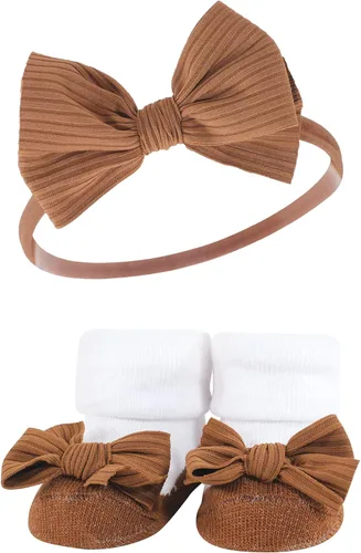 Miniatura 4 de Hudson Baby Conjunto de regalo de diadema y calcetines para niña