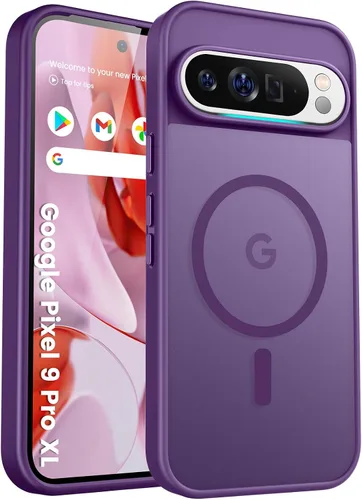 Miniatura 87 de Funda para teléfono Google Pixel 9 Pro XL, Compatible con Magnético, Protección contra Caídas de Grado Militar Translúcida Mate Resistente a Golpes