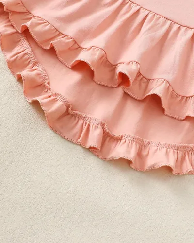 Miniatura 186 de Kucnuzki Conjunto de ropa para bebé niña pequeña, camisa de manga con volantes, pantalón floral, ropa de otoño e invierno para niña