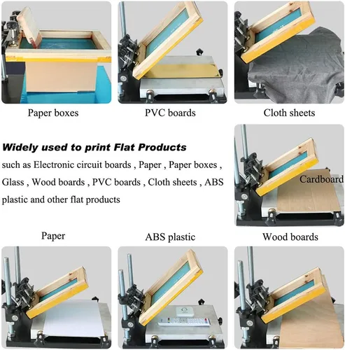 Miniatura 6 de CGOLDENWALL Impresora manual de plantillas Impresora de pasta de soldadura Máquina de impresión de pantalla SMT Impresión plana 0.000-7.874 in