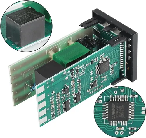 Miniatura 7 de REX-C100 Digital RKC PID Thermostat Temperature Controller Digital 240V REX-C100＋K Thermocouple Probe＋Heat Sink＋40A SSR(3pcs)