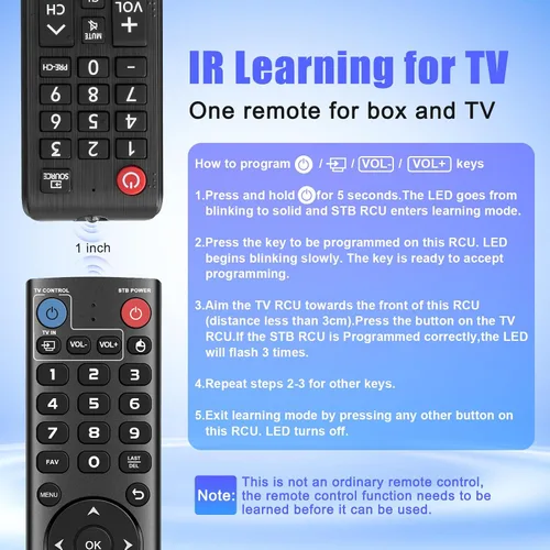 Miniatura 5 de V5 Pro - Control remoto de voz de repuesto para vSeeBox V5/V3/V2/V1 Pro, V3 Plus, V1 Max/Elite Remote