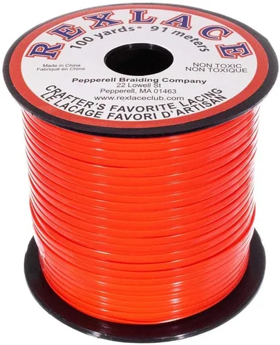 Miniatura 6 de Craft County Rexlace Plastic Craft Lace - Encaje para manualidades, 3/32 pulgadas (verde manzana)