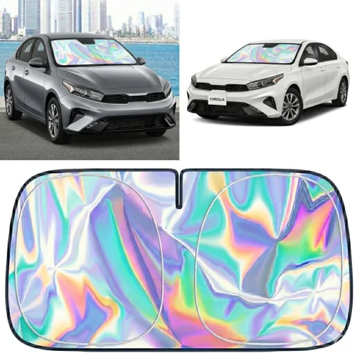 Miniatura 64 de Parasol para parabrisas Honda HR-V 2023-2025 – Cubierta plegable para parabrisas para accesorios HRV Protege el coche de los rayos solares