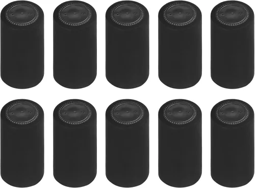 uxcell 100 cápsulas termorretráctiles de PVC, cápsulas para botellas de vino, tapa retráctil, cubierta superior retráctil para bodegas y cocina