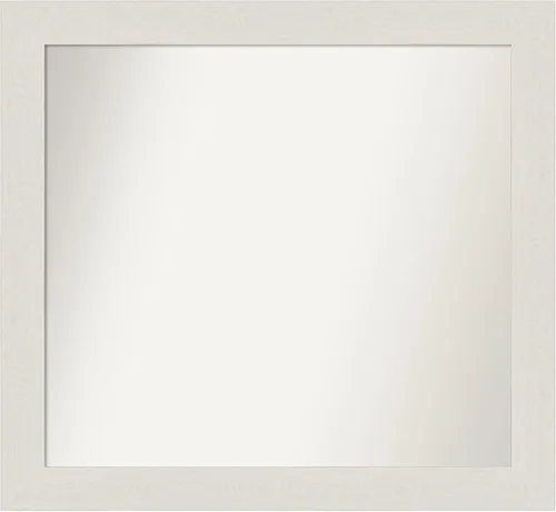 Miniatura 256 de Amanti Art Espejo de baño blanco para sobre el fregadero, 24 x 24 pulgadas, hecho a medida, espejo de tocador cuadrado blanco estrecho, marco