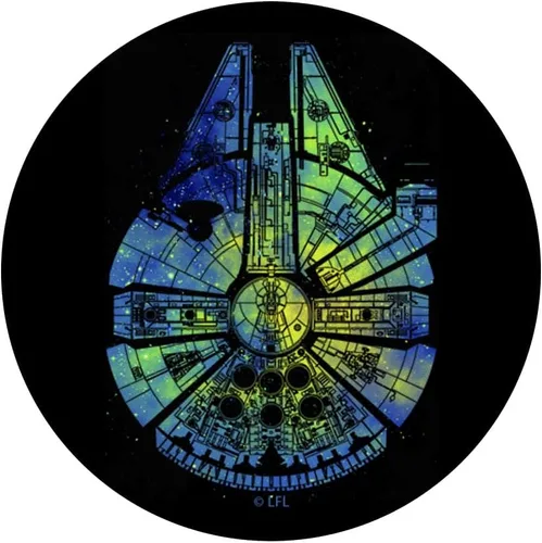 Miniatura 3 de Star Wars Millennium Falcon Tie Dye Galaxy Fill PopSockets PopGrip: agarre intercambiable para teléfonos y tabletas