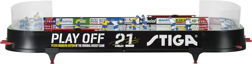 Miniatura 2 de STIGA Table-Top Rod Hockey Game Play Off 21 – Classic Ice Hockey Action with Enhanced Features, Easy Assembly, Includes 2 Pucks – Fun for All Ages