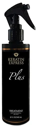 Keratin Express Plus 8 fl oz Tratamiento alisador profesional para el cabello hasta 12 semanas. No lo use en mujeres embarazadas, niños y lactantes.