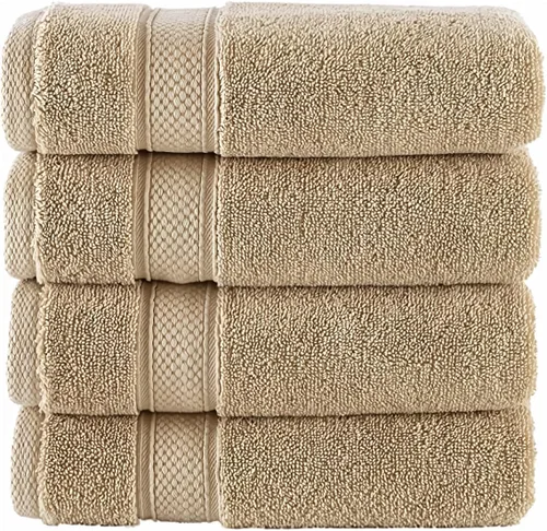 Miniatura 8 de NOVA Luxury Linen - Juego de toallas turcas de calidad hotelera para baño (juego de 6 piezas de toallas, azul cielo)