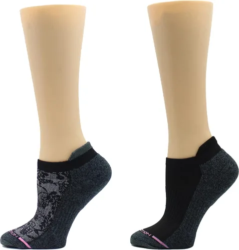 Miniatura 32 de Dr. Motion Calcetines de compresión de corte bajo para mujer, paquete de 2