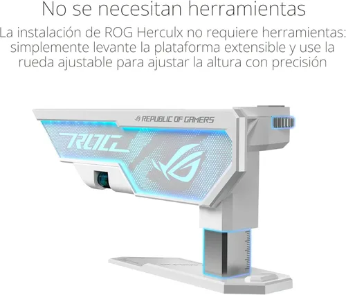 Miniatura 3 de ASUS ROG Herculx Porta tarjeta gráfica Edición Blanca
