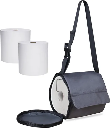 Soporte de papel higiénico colgante para camping, organizador de toallas de papel impermeable para cocina, protector de papel higiénico para baño,