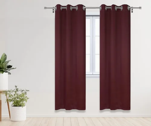 Miniatura 23 de YOUR CHAIR COVERS - Cortinas opacas de poliéster con ojales - (negro 52 x 63 pulgadas - juego de 2) - para oscurecer la habitación, dormitorio, sala