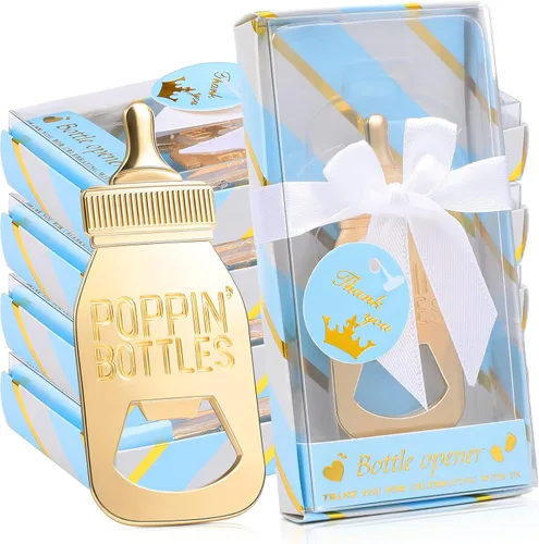 Chengu 50 piezas abrebotellas, regalos para baby shower, recuerdos de baby shower, para invitados, fiesta de premio, ganador, revelación de género,