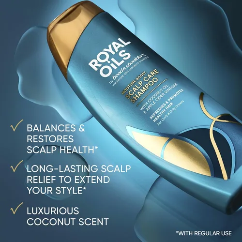 Miniatura 2 de Head & Shoulders Royal Oils Champú y Acondicionador Anti-Caspa Paquete Doble, 1% Piritiona de Zinc, Para Cabello Rizado, Cabello Enrulado, Alivio