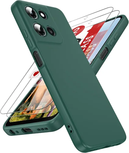 Miniatura 122 de LeYi Funda para Motorola Moto G Play 4G 2024: Funda para Moto G Play 4G 2024 con funda delgada y antiarañazos, silicona líquida a prueba de golpes