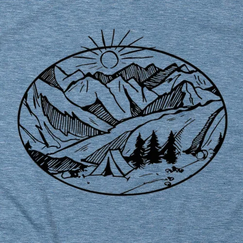 Miniatura 46 de Camisetas sin mangas de senderismo y montaña para mujer, divertidas camisetas de entrenamiento con gráficos de pino y amanecer, camisetas de verano