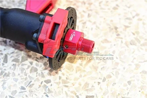 Miniatura 3 de GPM Para Losi 1/6 Super Baja Rey 4X4 Desert Truck Piezas de actualización Adaptador hexagonal de rueda de aluminio (+0.197 in) - Juego de 6 piezas