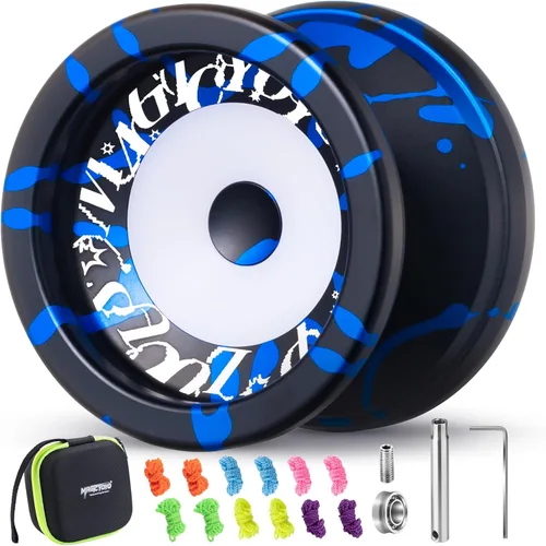 MAGICYOYO Yoyo Profesional Responsivo para Niños de 8-12, V6 Locus Yo Yo de Doble Función para Adultos, Yo-yo de Truco de Giro con el Dedo con