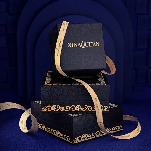 Miniatura 4 de NinaQueen "Starry Night" cuenta de plata esterlina 925 estrellas azules, aleación, CSG05316BB