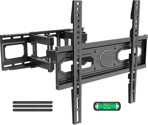 Miniatura 12 de MOUNTUP Soporte de pared para TV, soporte de TV inclinable para la mayoría de televisores planos/curvos LED LCD OLED de 26 a 60 pulgadas, perfil