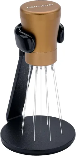 Miniatura 9 de Normcore WDT Herramienta de Distribución V2.1 con Soporte - Herramienta de Distribución Espresso de 8 Puntas de 0.23mm - Mezclador de Café Magnético