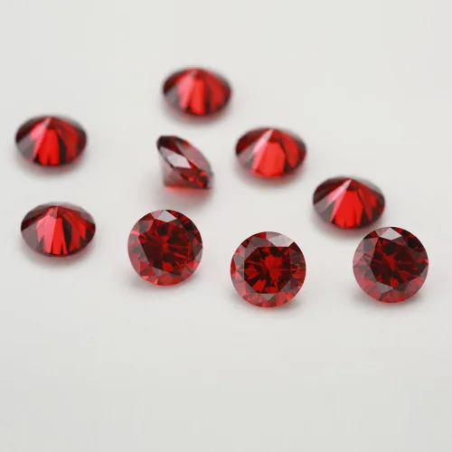 Miniatura 6 de Piedras Redondas Sueltas de Circonia Cúbica 5A Mezcla de 15 Colores Piedra CZ Gema Sintética para Fabricación de Joyería