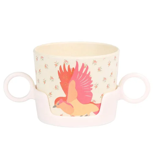 Miniatura 5 de shopwithgreen - Juego de 7 piezas de bambú para niños - Vajilla para niños - Plato, cuenco, taza, cuchara y tenedor; vajilla de dibujos animados