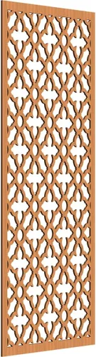 Miniatura 156 de Madison Paneles de pared decorativos de madera con calado, 9 3/8 pulgadas de ancho x 24 3/8 pulgadas de alto x 3/8 de alto, roble rojo rojo (Red Oak)