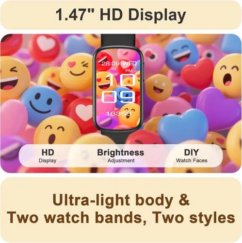 Miniatura 6 de Efolen Relojes inteligentes para hombres y mujeres, reloj de fitness con llamada Bluetooth, frecuencia cardíaca, oxígeno en sangre/monitor de sueño