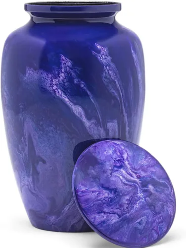 Miniatura 11 de Eternal Harmony Urna grande para cenizas, urna de cremación masculina y femenina para cenizas humanas con acabados elegantes, sello seguro y bolsa
