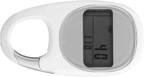Miniatura 5 de Contador de pasos, podómetro 3D para caminar con clip, modo de ahorro de energía, pantalla LCD transparente, mosquetón simple, podómetro