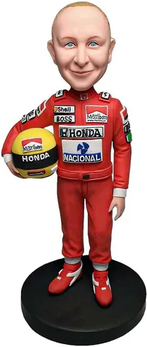 Miniatura 20 de Figura personalizada de Bobble-Heads Muñeca, Taekwondo 6th Dan Man Custom Bobble Head, Figuras de Cabeza Bobble Hecho a mano, Escultura