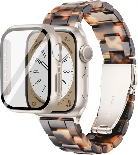 Miniatura 10 de Correas de resina para iWatch de moda para Apple Watch Series Ultra 8 7 6 SE 5 4 3 2 1