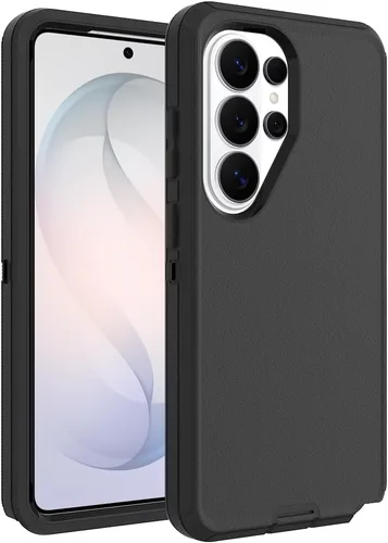 Miniatura 27 de Funda para Galaxy S21, Funda Resistente de Grado Militar Resistente a los Golpes y a Prueba de Caídas para Samsung Galaxy S21, Negro+Naranja Negro