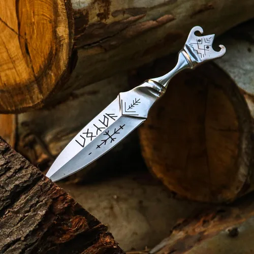 Miniatura 7 de PAL 2000 KNIVES Hecho a mano D2 Acero 10,4 pulgadas Cuchillo de Daga de Caza 3042
