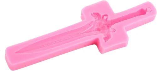 Miniatura 8 de Molde de silicona con espadas para armas de fondant para decoración de pasteles, decoración de cupcakes, dulces, chocolate, polímero, pasta de goma