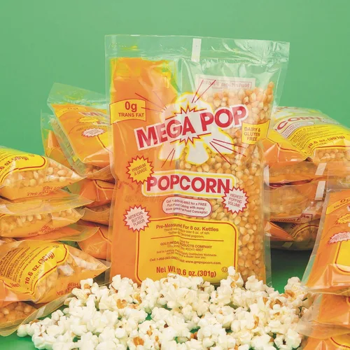 Miniatura 2 de Mega PopA Kit de maíz, aceite y sal para hacer palomitas de maíz con un hervidor de 8 onzas (caja de 24)