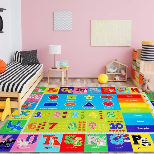 Miniatura 7 de Alfombra de Juego para Bebés, Alfombra para Niños Pequeños para el Piso, Alfombra de Juego para Niños, Bebés y Niños Pequeños, Colección Extra