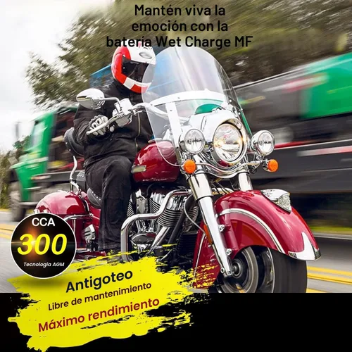 Miniatura 7 de Weize YTX20L-BS - Batería de alto rendimiento para deportes de potencia - Sellada, libre de mantenimiento, AGM para motocicleta, ATV, UTV, moto