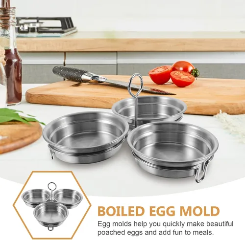 Miniatura 6 de Cabilock Molde de acero inoxidable con cepillo de pastelería para sándwiches de desayuno