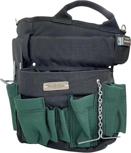 Miniatura 5 de BOULDER BAG Professional Electrician's MAX Combo con cómodo cinturón de herramientas de apoyo en la espalda, hebilla de cinturón de cuero, cinturón
