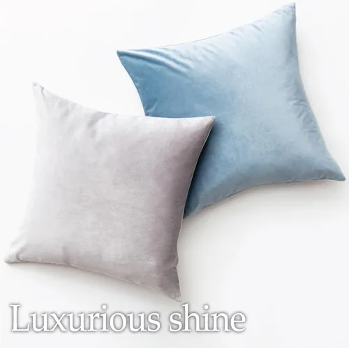 Miniatura 6 de lalaLOOM Juego de 2 fundas de almohada lujosas de terciopelo sedoso, 18 x 18 pulgadas, fundas de almohada decorativas más suaves, cremallera oculta